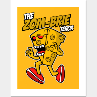 BRIE ZOMBIE CARTOON Posters and Art